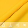 vidaXL Parasole a Vela Oxford Triangolare 3,5x3,5x4,9 m Giallo