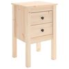 vidaXL Comodino 40x35x61,5 cm in Legno Massello di Pino