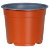 vidaXL Vaso per Fiori 100 pcs Terracotta &Oslash; 15 x 12.5 cm Plastica