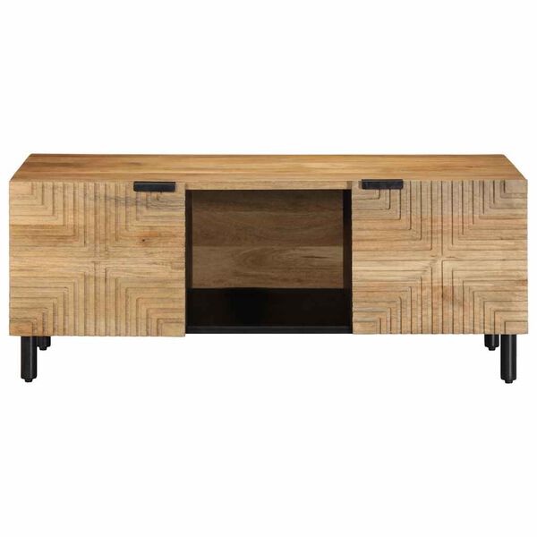 vidaXL Tavolino da Salotto Marrone 100x54x40cm Legno Massello di Mango