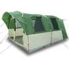 vidaXL Tenda da Campeggio per Auto per 4 Persone Verde Impermeabile