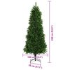 vidaXL Albero di Natale con 300 LED con supporto Verde 240 cm PE