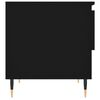 vidaXL Tavolino da Salotto Nero 50x46x50 cm in Legno Multistrato