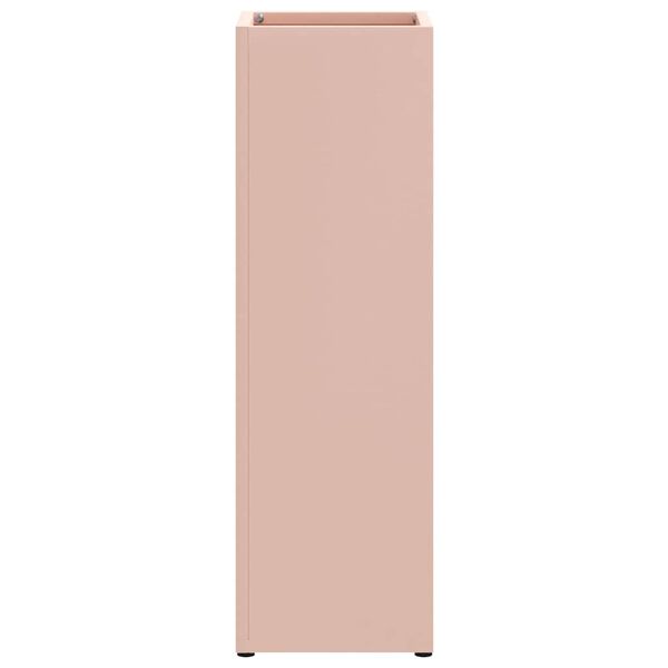 vidaXL Supporto per Ombrellone Rosa 15.5 x 15.5 x 49 cm Metallo