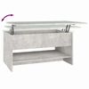 vidaXL Tavolino da Salotto Grigio Cemento 80x50x40cm Legno Multistrato