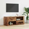 vidaXL Mobile TV Legno vecchio 100 x 35 x 40 cm Legno multistrato