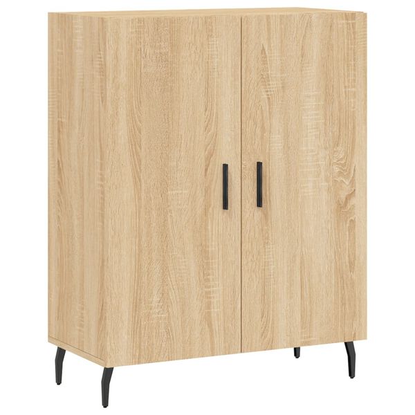 vidaXL Credenza Rovere Sonoma 69,5x34x90 cm in Legno Multistrato