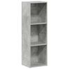 vidaXL Libreria/Mobile TV Grigio Cemento 36x30x114cm Legno Multistrato