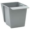 vidaXL Fioriere per Euro pallet 12 pz Grigio Chiaro 14 x 9 x 9,5 cm