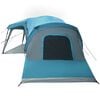 vidaXL Tenda da Campeggio con Portico Cupola 9Persone Blu Impermeabile