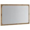 vidaXL Specchio da Bagno con Luci LED Rovere Artigianale 60x8,5x38 cm