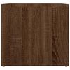vidaXL Comodino Rovere Marrone 41x40x36 cm in Legno Multistrato