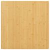 vidaXL Piano del Tavolo 80x80x2,5 cm in Bamb&ugrave;
