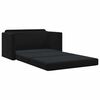 vidaXL Divano letto 110cm Nero Velluto