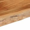 vidaXL Piano Tavolo 100x40x3,8 cm Rettangolare Legno Acacia Bordi Vivi