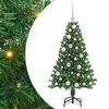 vidaXL Albero di Natale con luci LED 120 cm 150 LED Bianco caldo