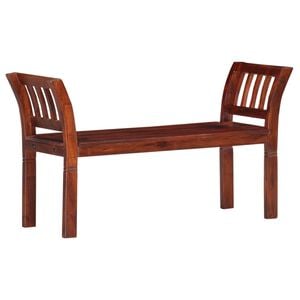 vidaXL Panca 111 cm in Legno Massello di Acacia