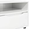 vidaXL Mobile TV Bianco Lucido 100 x 48 x 43 cm Legno multistrato