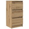 vidaXL Credenza Rovere Artigianale 37,5x35x76 cm in Legno Multistrato