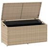 vidaXL Baule da giardino beige 110x50x58 cm in polyrattan