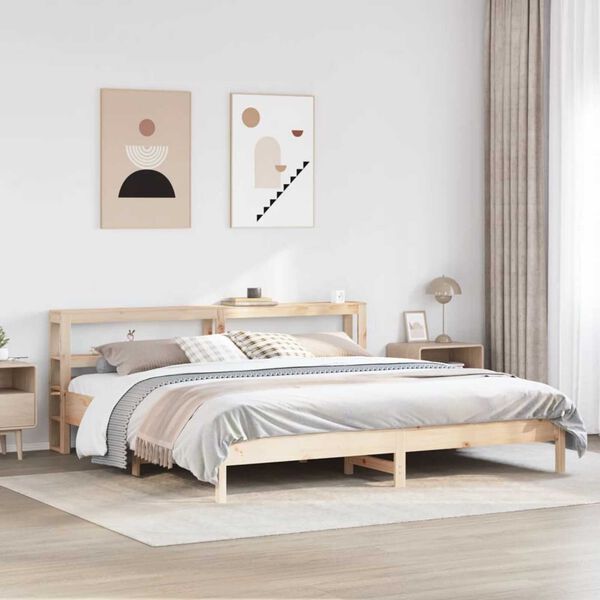 vidaXL Letto senza Materasso 180x200 cm in Legno Massello di Pino