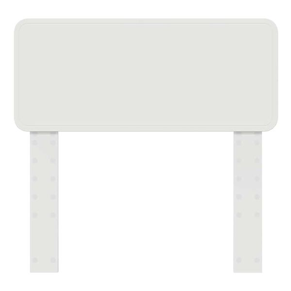 vidaXL Testiera con testiera Bianco 75 cm Legno multistrato