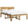 vidaXL Letto matrimoniale con testiera ROSTOCK Bianco 120 x 200 cm