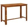 vidaXL Set da Bar per Giardino 9 pz in Legno Massello di Acacia