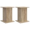 vidaXL Supporto per piante 2 pz Rovere Sonoma 30,5 x 30 x 43 cm