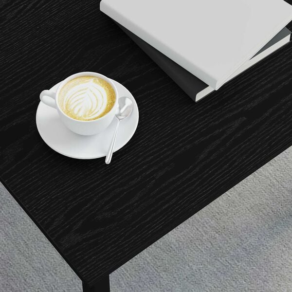 vidaXL Tavolino da salotto Rovere Nero 50 x 50 x 36 cm