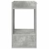 vidaXL Tavolino Grigio cemento 30 x 30 x 56 cm Legno multistrato