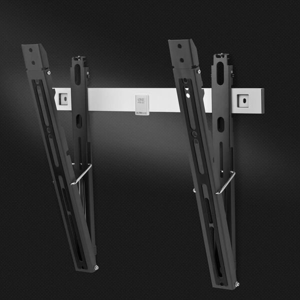 One For All Staffa Parete Inclinabile per TV 32" - 65" Bianco e Nero