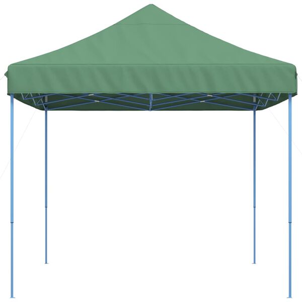vidaXL Tenda da Festa Pieghevole Pop-Up Verde 410x279x315 cm