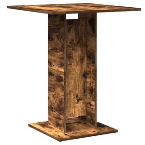 vidaXL Tavolo da Bistrot Rovere Fumo 60x60x75cm in Legno Multistrato