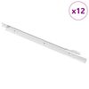 vidaXL Scorrevole per cassetti 12 pcs Bianco 450 mm Acciaio