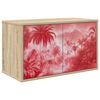 vidaXL Mobile TV da Parete AACHEN 69 x 33 x 40 cm Rovere Sonoma