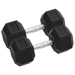 vidaXL Manubri 2 pz 25 kg Totale in Ghisa