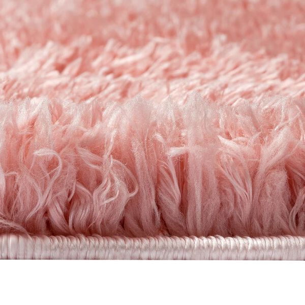 vidaXL Tappeto Shaggy a Pelo Lungo Rosa 80x150 cm 50 mm