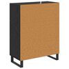 vidaXL Credenza con cassetto Rovere Nero 69,5 x 34 x 90 cm
