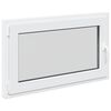 vidaXL Finestra per Soffitta RISOR 100 x 70 cm PVC e Vetro Bianco