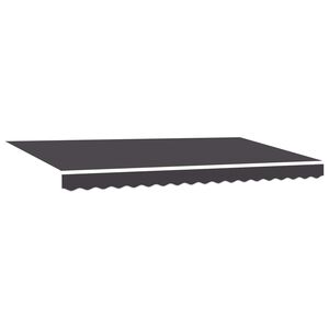 vidaXL Tenda retrattile Antracite 350 x 200 cm Poliestere e Alluminio