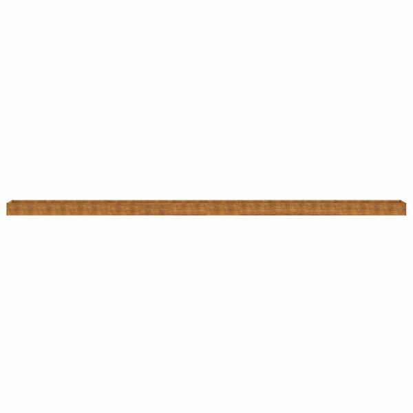 vidaXL Fioriera Rialzata da Giardino 1152x50x36 cm in Acciaio Corten