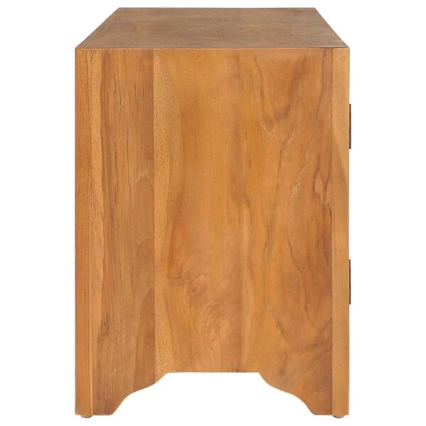 vidaXL Mobile TV 115x30x40 cm in Legno Massello di Teak