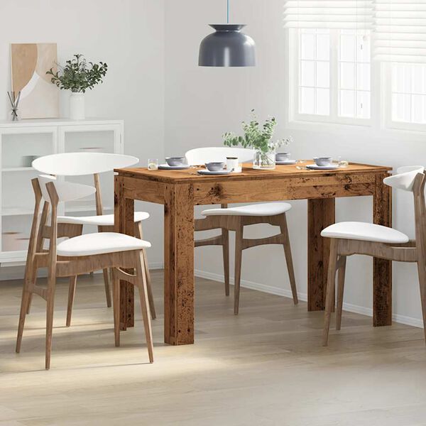 vidaXL Tavolo da Pranzo Legno Antico 120x60x76 cm in Truciolato