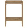 vidaXL Mobiletto per lavatrice Rovere Artigianale 67,5 x 62 x 97 cm