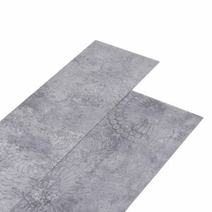 vidaXL Tavole per Pavimenti Grigio 5,26 m&sup2; 18 pz PVC