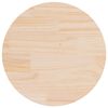 vidaXL Piano Tavolo Rotondo &Oslash;60x3 cm in Legno Massello di Pino