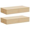 vidaXL Scatola di Stoccaggio 2 pz Tessuto non tessuto 90 x 48 x 15 cm