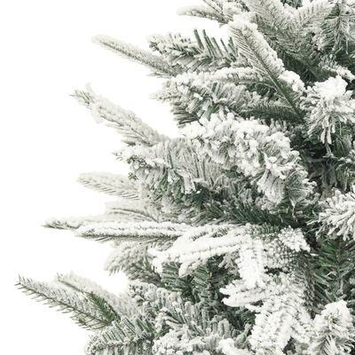 vidaXL Albero di Natale Artificiale con Neve Verde 120 cm PVC e PE