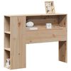 vidaXL Testiera con Ripiani 75 cm in Legno Massello di Pino